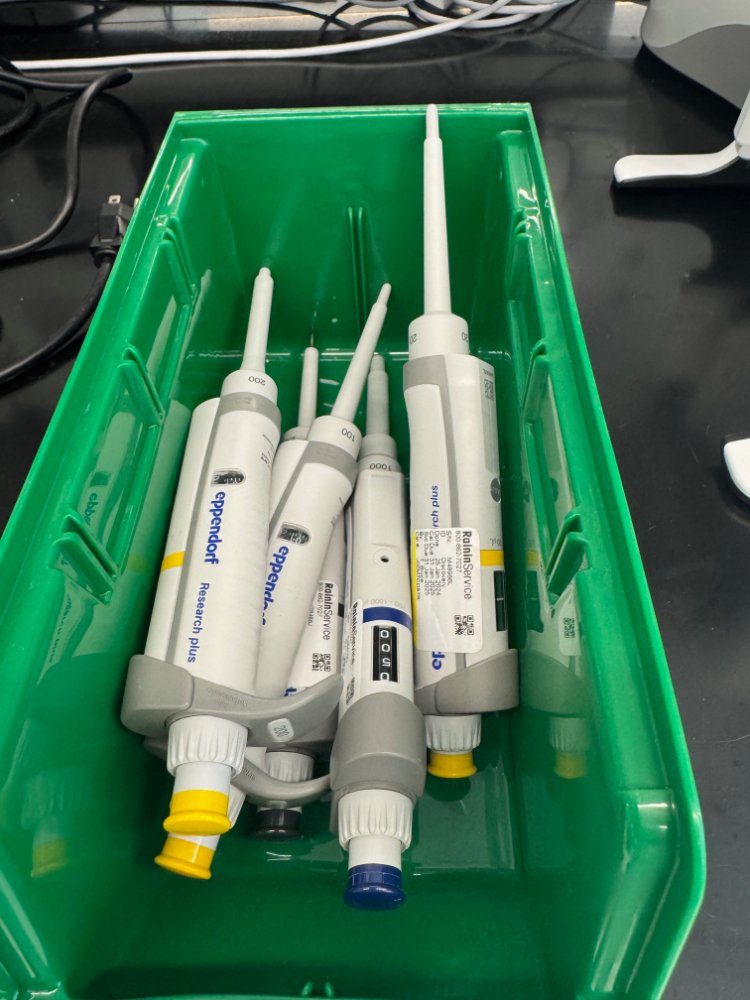 Image of Eppendorf Research Plus Single Channel Pipettes - Quantity 5